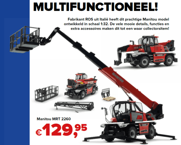 Modelclub schaalmodel Manitou MRT 2260