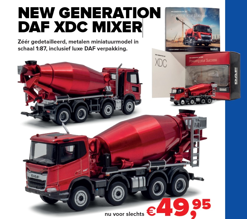 New Generation DAF XDC Mixer