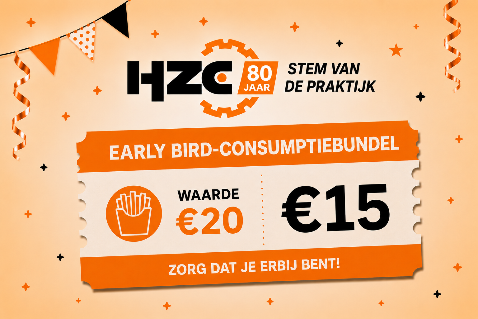 Early Bird-consumptiebundel €20